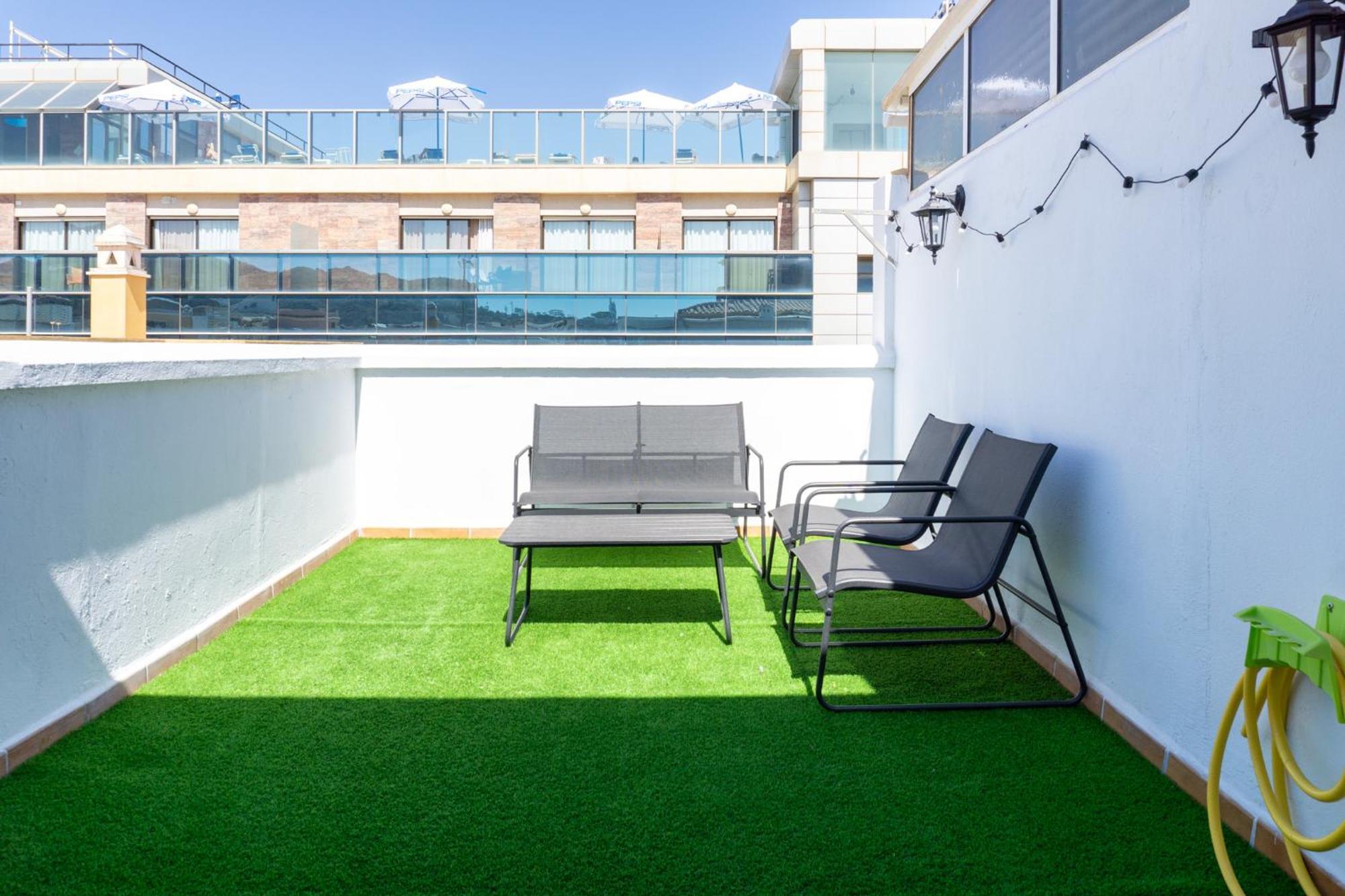 Apartamento Con Terraza En La Playa La Cala Del Moral Buitenkant foto